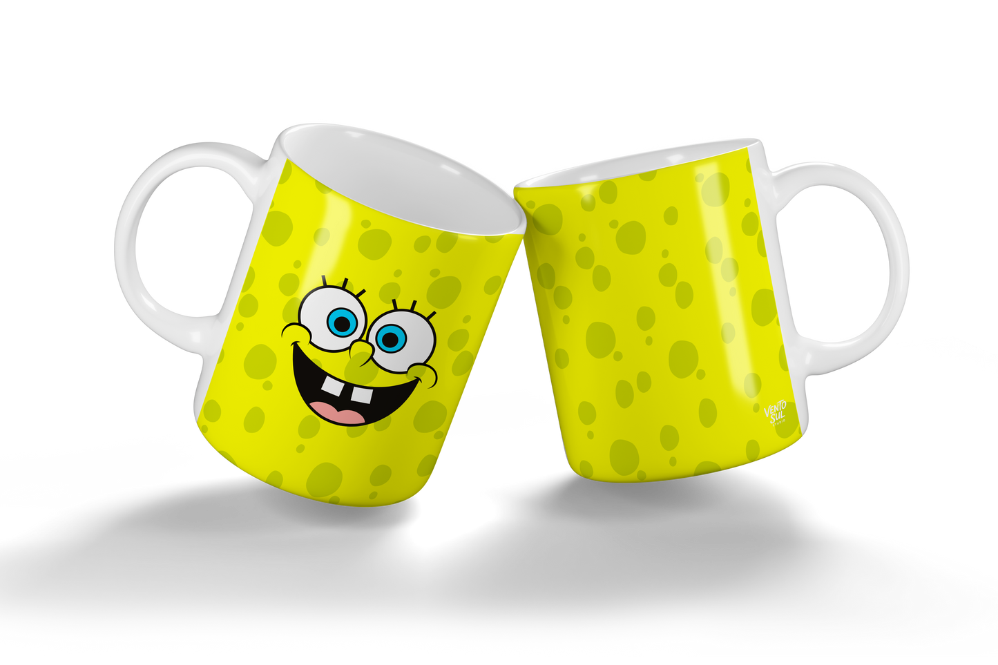 Caneca Bob Esponja Feliz