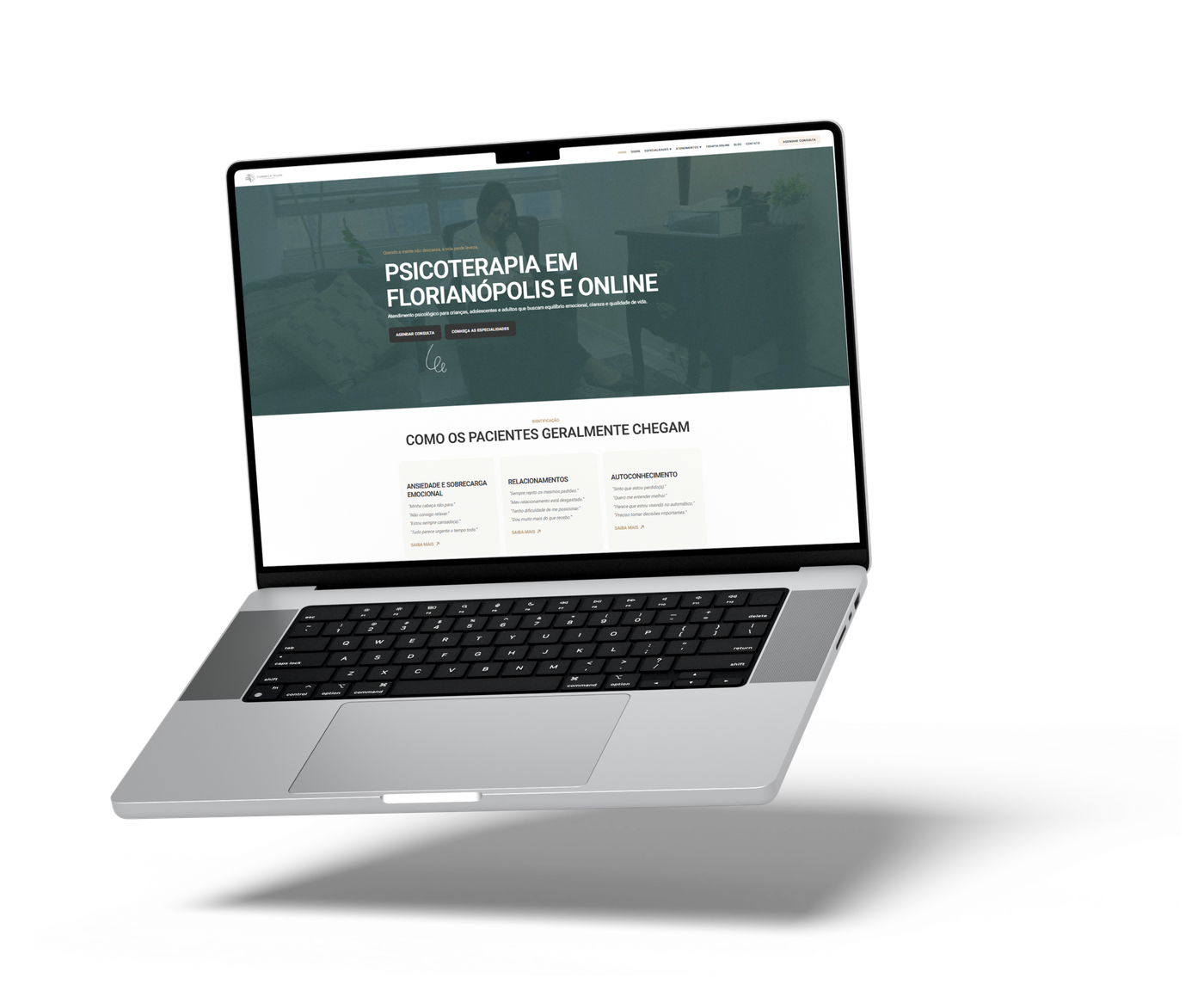 Gabriela Tegon — Site Institucional · Psicologia