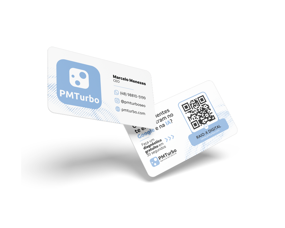 PMTurbo — Design Gráfico · Cartão de Visita