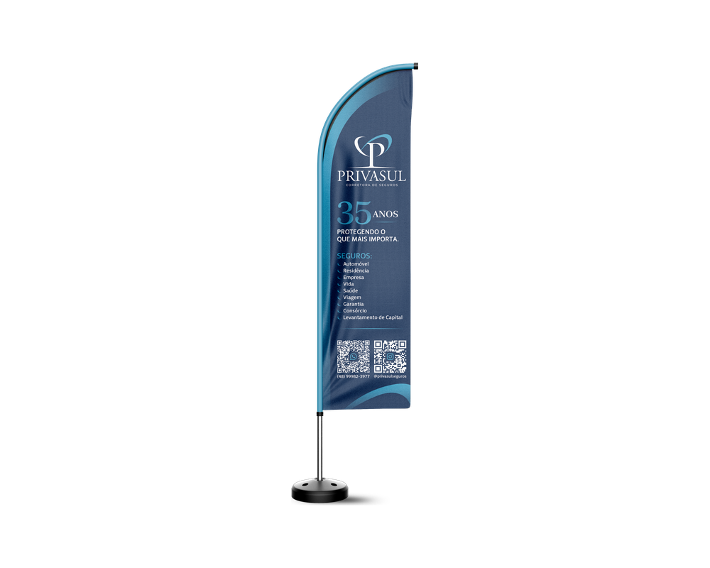 Privasul — Design Gráfico · Wind Banner