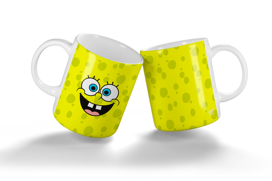 Caneca Bob Esponja Feliz