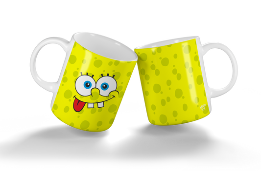 Caneca Bob Esponja Careta